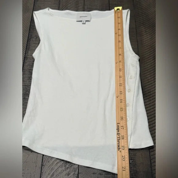 🛍️ Reformation Hudson Knit Tank Top – White, Size M - Picture 6 of 8
